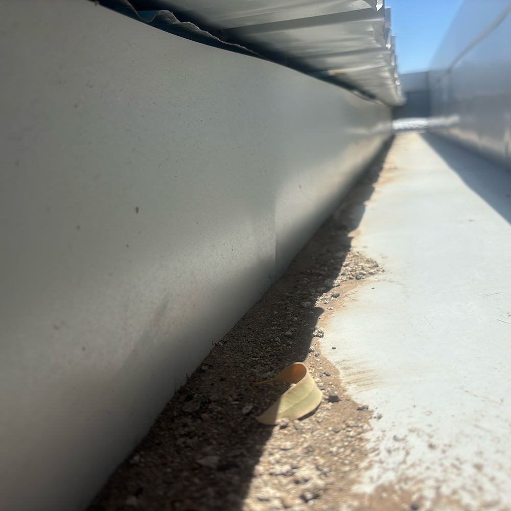 Anti-capillary breaks missing from the metal cappings and flashings, found during a practical completion inspection in Wollert