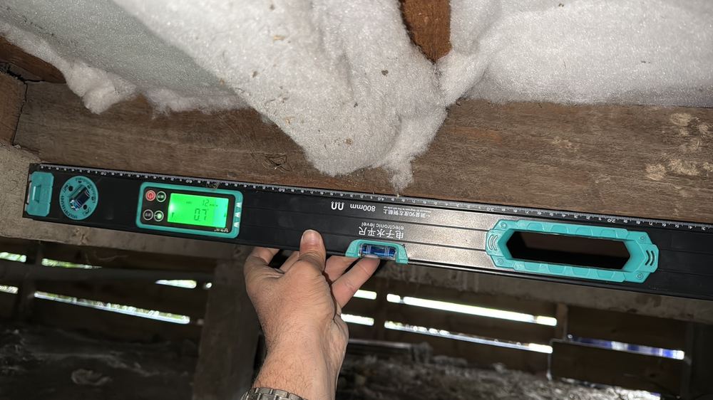 Main bearers sagging, which is pulling the floor joists out of line, found during a pre-purchase inspection in Preston