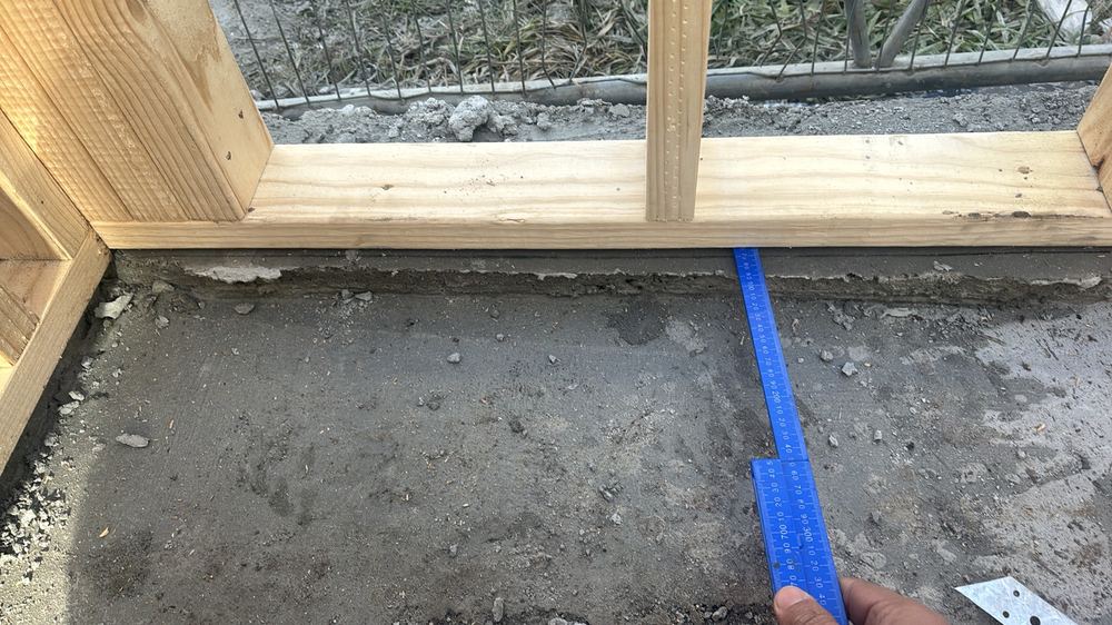 Blocking missing at the steel beam to support the skirting later on, found during a building inspection in Wollert