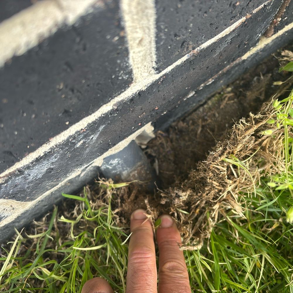 Termite barrier bridged, a sign of termite activity past the barrier, found during a building and pest inspection in Donnybrook