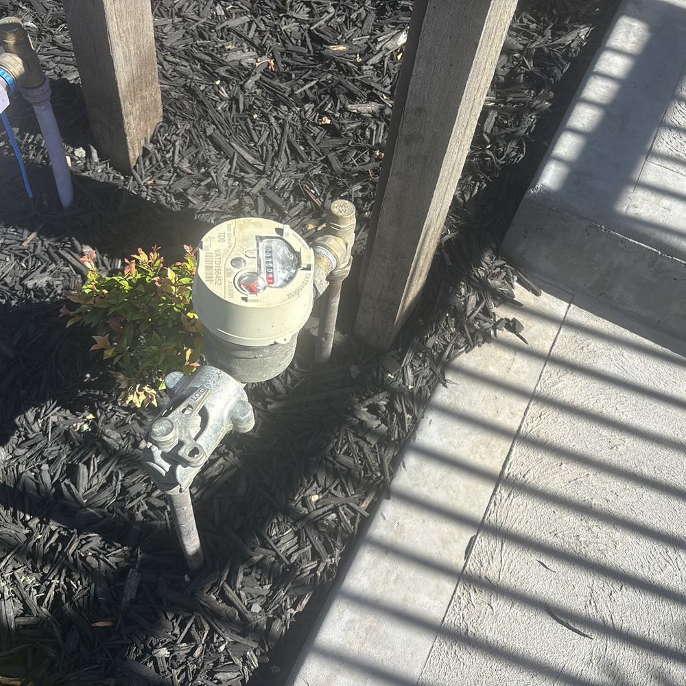 External water meter or connection appears damaged and needs checking for leaks, Wollert