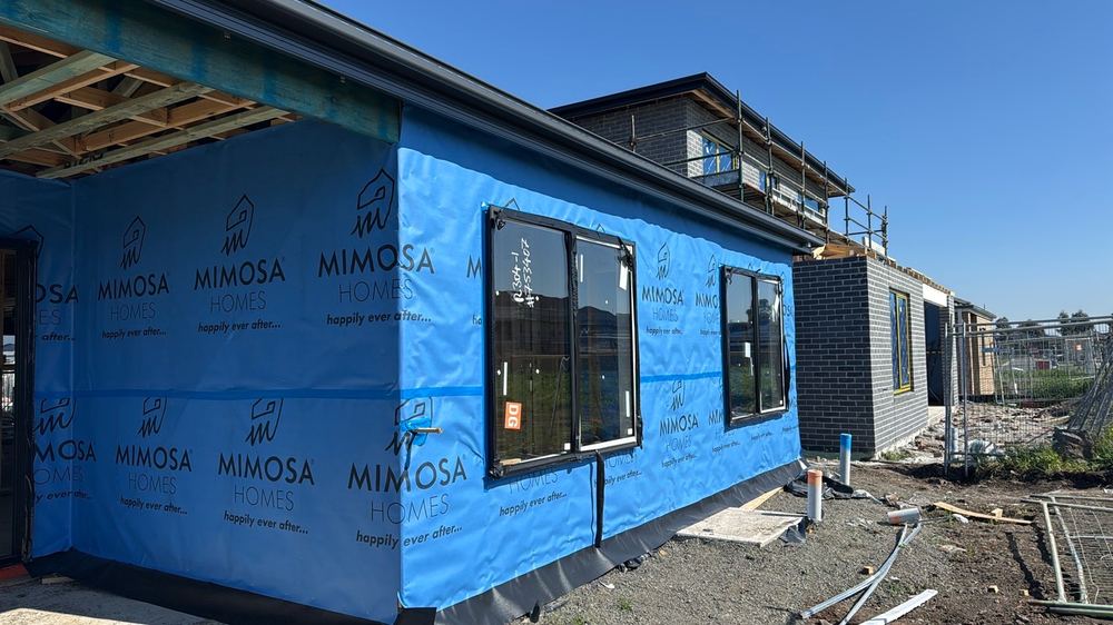 External walls and cladding not started, so lock-up stage is not complete, Wollert